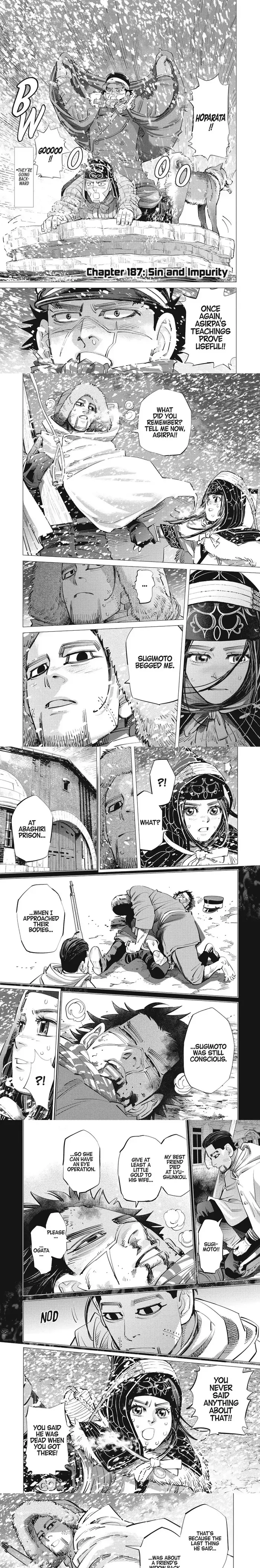 Golden Kamuy Chapter 187 image 1_optimized